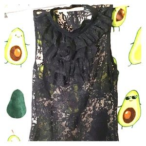 NWOT TwentyOne Sheer lace Tank